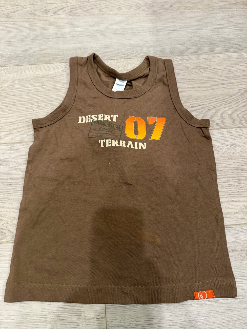 Gymboree Brown 'Desert Terrain 07' Graphic Tank Top